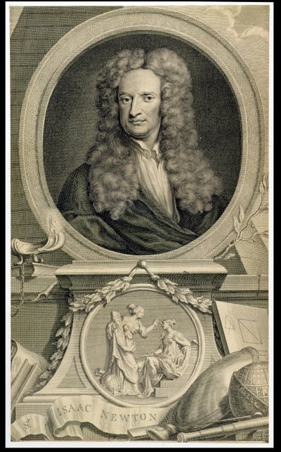 Sir Isaac Newton (1642-1727) da Charles Robert Leslie
